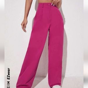 Pink wide legged pants